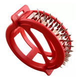 Aparelho Amaciador Tenderizador Inox Para Carnes Vermelho