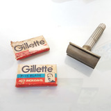 Aparelho Antigo De Barbear Gillette Com Caixas