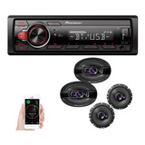 Aparelho Automotivo Pioneer Bluetooth 298bt 4 Auto Falante