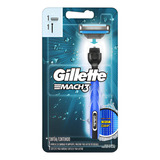 Aparelho Barbeador Gillette Mach3 Acqua grip Com 1 Cartucho