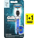 Aparelho Barbeador Gillette Mach3 Acqua grip Com 1 Cartucho