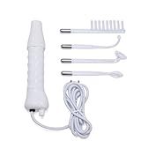 Aparelho De Alta Frequência Portátil Com 4 Eletrodos Para Eliminação De Rugas Acnes Manchas E Endurecimento Da Pele Do Rosto