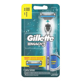 Aparelho De Barbear Gillette Mach3 Acqua Grip C  2 Un 