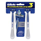 Aparelho De Barbear Gillette Prestobarba Ultragrip 3 C 2 Un