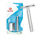 Aparelho De Barbear Inox Barbeador Metal