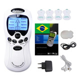 Aparelho De Fisioterapia Portátil Elétrico Acupuntura Cor Cinza claro 110v 220v bivolt 