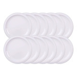 Aparelho De Jantar Jogo De Pratos Rasos Paola 28 Cm 12 Pçs