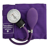 Aparelho De Pressão Manual Esfigmomanômetro Premium Roxo
