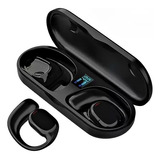 Aparelho De Som Bluetooth Fone De Ouvido 5 3 Premium Durável Cor Preto