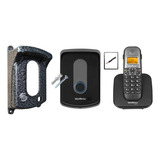 Aparelho De Telefone Sem Fio Bina Com Interfone E Protetor