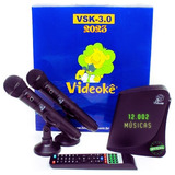 Aparelho Karaokê Videokê Vsk3 0 C 12 002 Músicas Na Mémoria