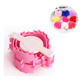 Aparelho Manual Faz Fazer Tear Enrolar Pompom Coração 70mm