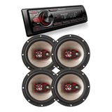 Aparelho Mp3 Pioneer Bluetooth 4 Alto Falante Bravox 6 Pol