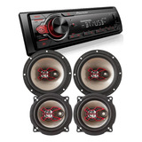 Aparelho Mp3 Pioneer Bluetooth 4 Falante Bravox 6 5 Pol