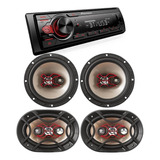 Aparelho Mp3 Pioneer Bluetooth 4 Falantes Bravox 6 E 6x9