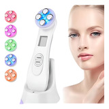 Aparelho Rejuvenescedor Facial 5 Em 1 Radio Frequência 