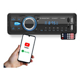 Aparelho Som Automotivo Soundfy Sy 400 Com 2 Usb Bluetooth Pendrive Leitor Cartão Sd Rádio Fm