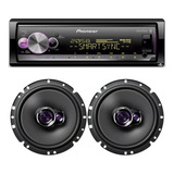 Aparelho Som Pioneer Bluetooth Sem Toca Cd 2 Alto Falantes