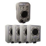 Aparelho Sonoro Contra Morcegos Ratos Ermu 4 Emissor 750m2 110v 220v