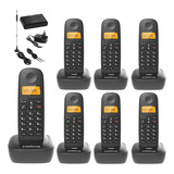 Aparelho Telefone 6 Ramal Para Chip 3g Gsm Claro Vivo Tim Oi