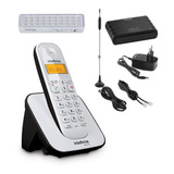 Aparelho Telefone Fixo Sem Fio Entrada Chip Celular Bina