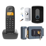 Aparelho Telefone Sem Fio Bina Interfone Fechadura Botoeira