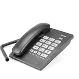 Aparelho Telefônico Com Botões Grandes- Modelo Mesa- Cor Preto- Ibratele-