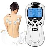 Aparelho TENS De Eletroestimulação Para Fisioterapia Portátil E Eficiente Para Alívio De Dores Musculares Massageador Muscular Acunputura 4 Eletrodos 110v 220v