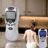 Aparelho TENS Eletrochoque Para Fisioterapia Massagem Muscular Acupuntura 4 Eletrodos Portátil Bivolt Marca VIVID BUYS