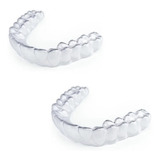 Aparelho Transparente Dental Moldável Protetor Mordida 02 Un