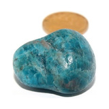 Apatita Azul Pedra Natural Rolada Da