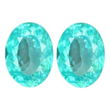Apatita Natural Paraiba Pedra Preciosa Azul Neon Par 8007