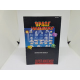 Apenas O Manual - Space Invaders - Super Nintendo Snes - Usa