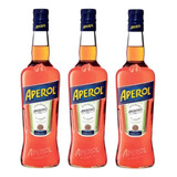 Aperitivo Aperol 750ml 3 Garrafas 