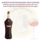 Aperitivo Bitter Romano Tipo Campari Garrafa 900ml