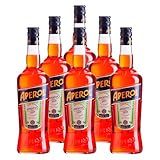 Aperitivo Italiano Aperol 750ml 6 Unidades