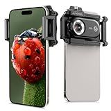APEXEL Lente De Microscópio Para Telefone Micro Lente De 150 X Nano Zoom Para Android IPhone Com Luz UV LED CPL Clipe Universal Mini Microscópio Digital De Bolso Acessórios De Câmera Micro Lente