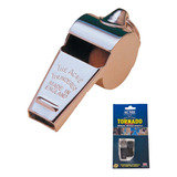 Apito Acme Thunderer Cor Prata Treinador Futebol Basquete