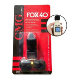 Apito Fox 40 Juiz Futebol Profissional Bocal Cordão Bola