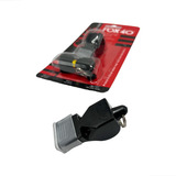 Apito Profissional Fox 40 Classic Para Árbitro De Futebol Cor Preto
