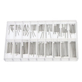 Aplicável A 180pcs Aço Inoxidável Cotter Pins Bar Tool Case