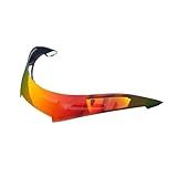 Aplicável Ao Capacete AGV K6 Modificação De Lente Cauda Grande Multicolorido Opcional Ouro Vermelho Prata Banhado Aurora Vermelho Azul Red