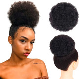 Aplique Afro Puff Coque Crespo Sintético
