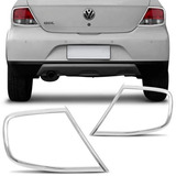 Aplique Aro Moldura Cromado Da Lanterna Volkswagen Gol G5 Gv