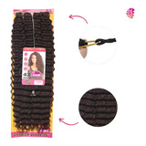 Aplique Cabelo Orgânico Crochet Braids 75 Cm 300 Gr juliana Cor Castanho Médio Cor 4