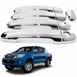 Aplique Capa Cromada Maçaneta Hilux Sr Srv Sw4 2013