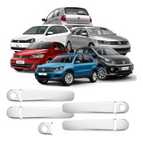 Aplique Capa Maçaneta Cromada Volkswagen Polo Portas 2010 4