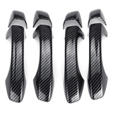 Aplique Capa Maçanetas Golf Tsi Gti Mk7 Cor Fibra De Carbono