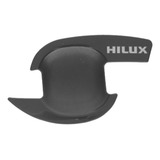 Aplique Concha Maçaneta Preta Hilux 4 Portas 2013 2014 2015