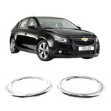 Aplique Cromado Aro Farol Milha Cruze 2012 2013 2014